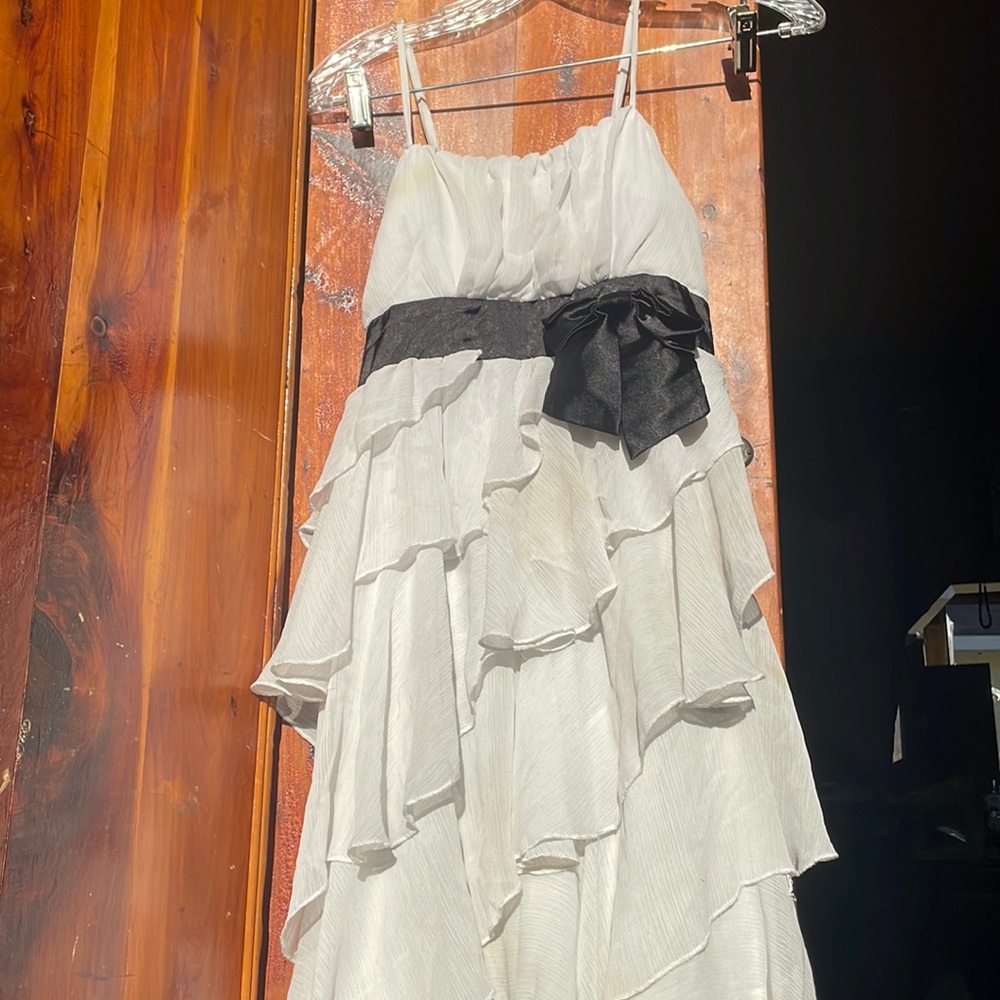 Papaya size medium 100% polyester hand wash dress